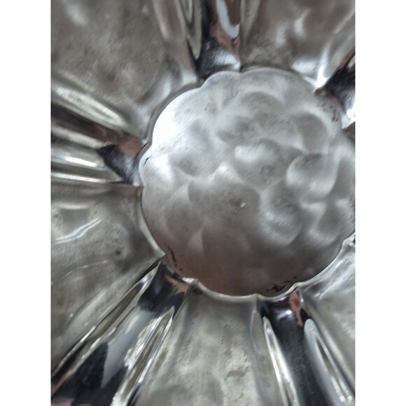 Vintage WMF Germany Ikora EP Silver Plate Floral Footed Serving Bowl 11” - Picture 9 of 16